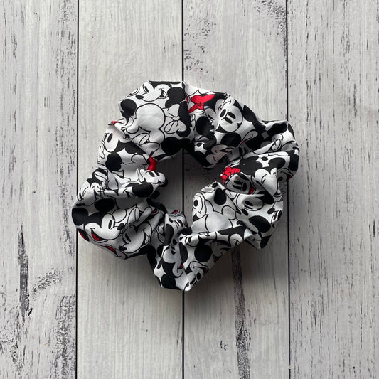 Handmade scrunchie made by zabel designs. Mickey 