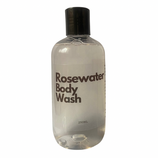 Rosewater body was. Made by zabel designs. Vegan friendly. 