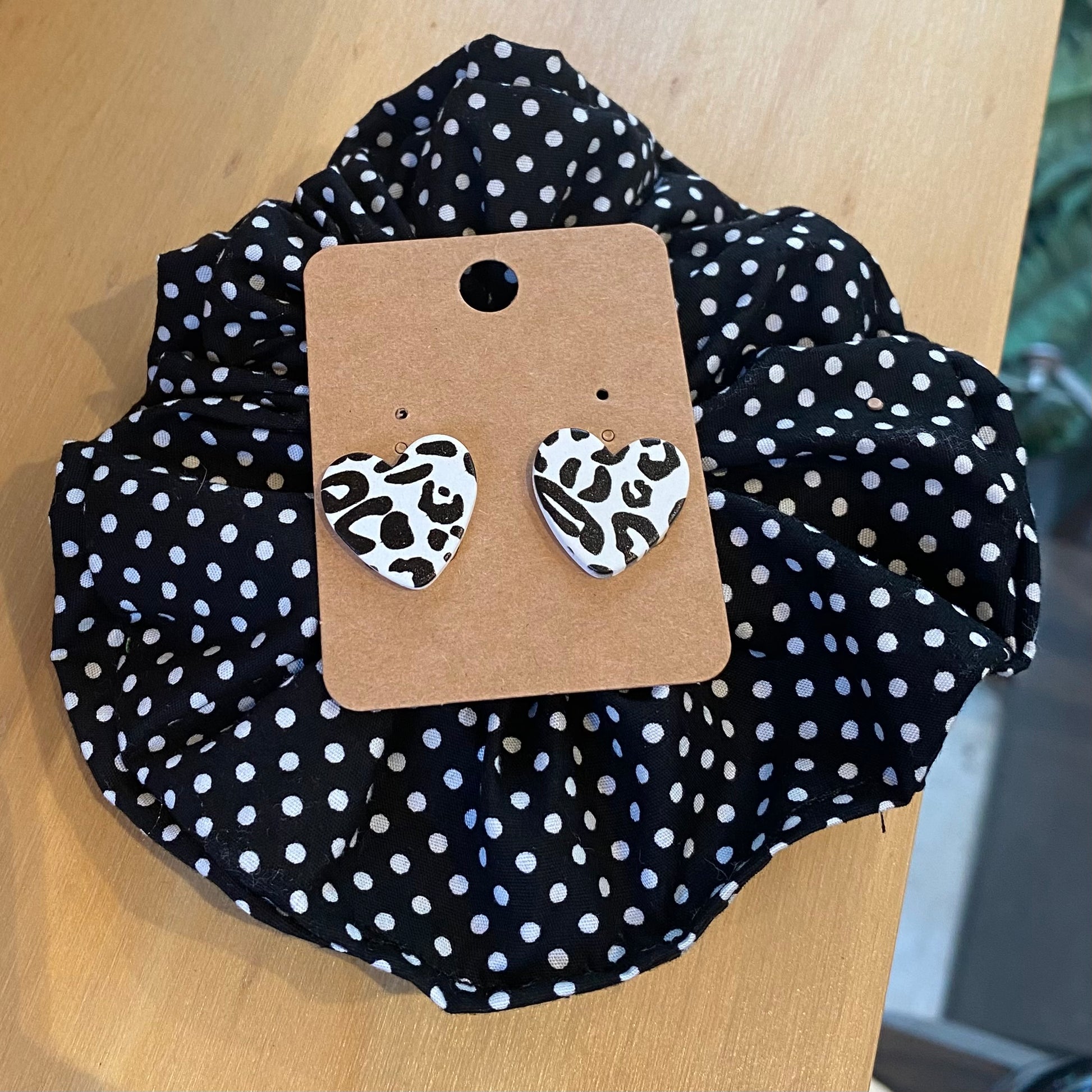 Cheetah earrings