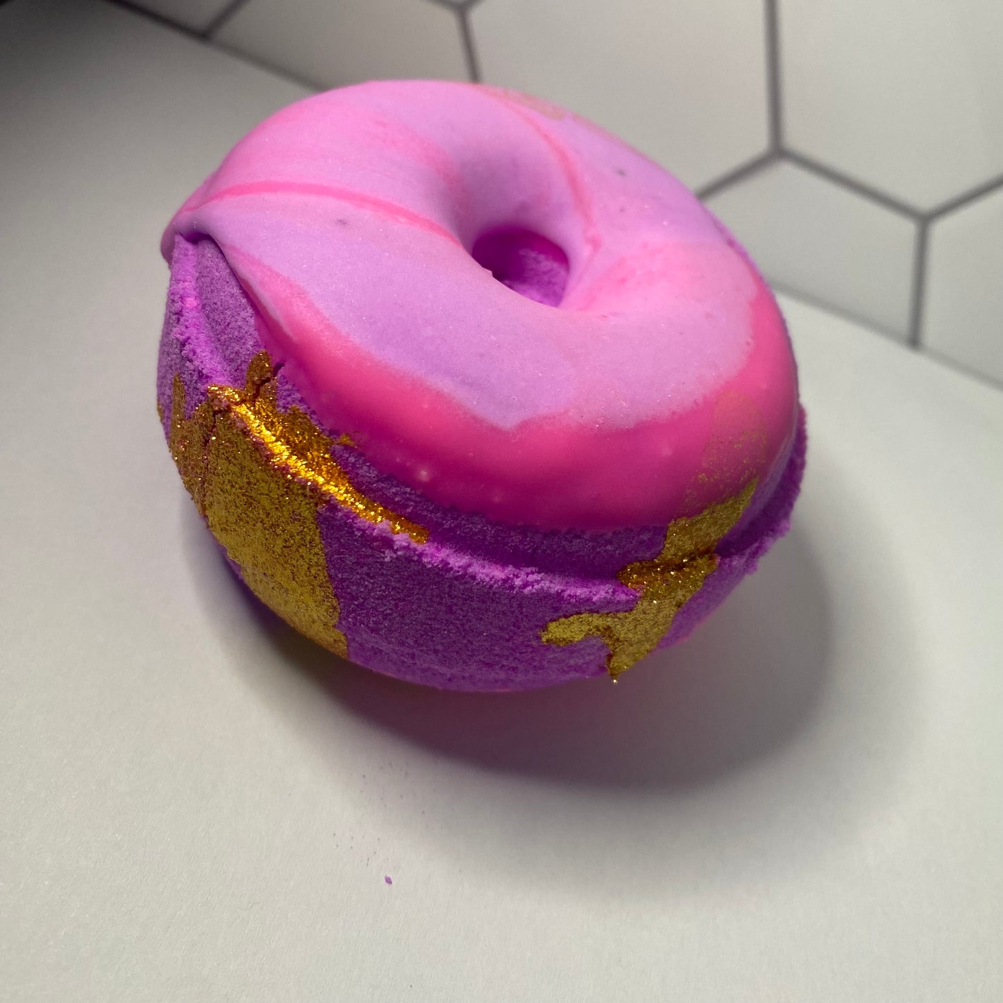 Bath Bomb - Black Raspberry Vanilla Donut