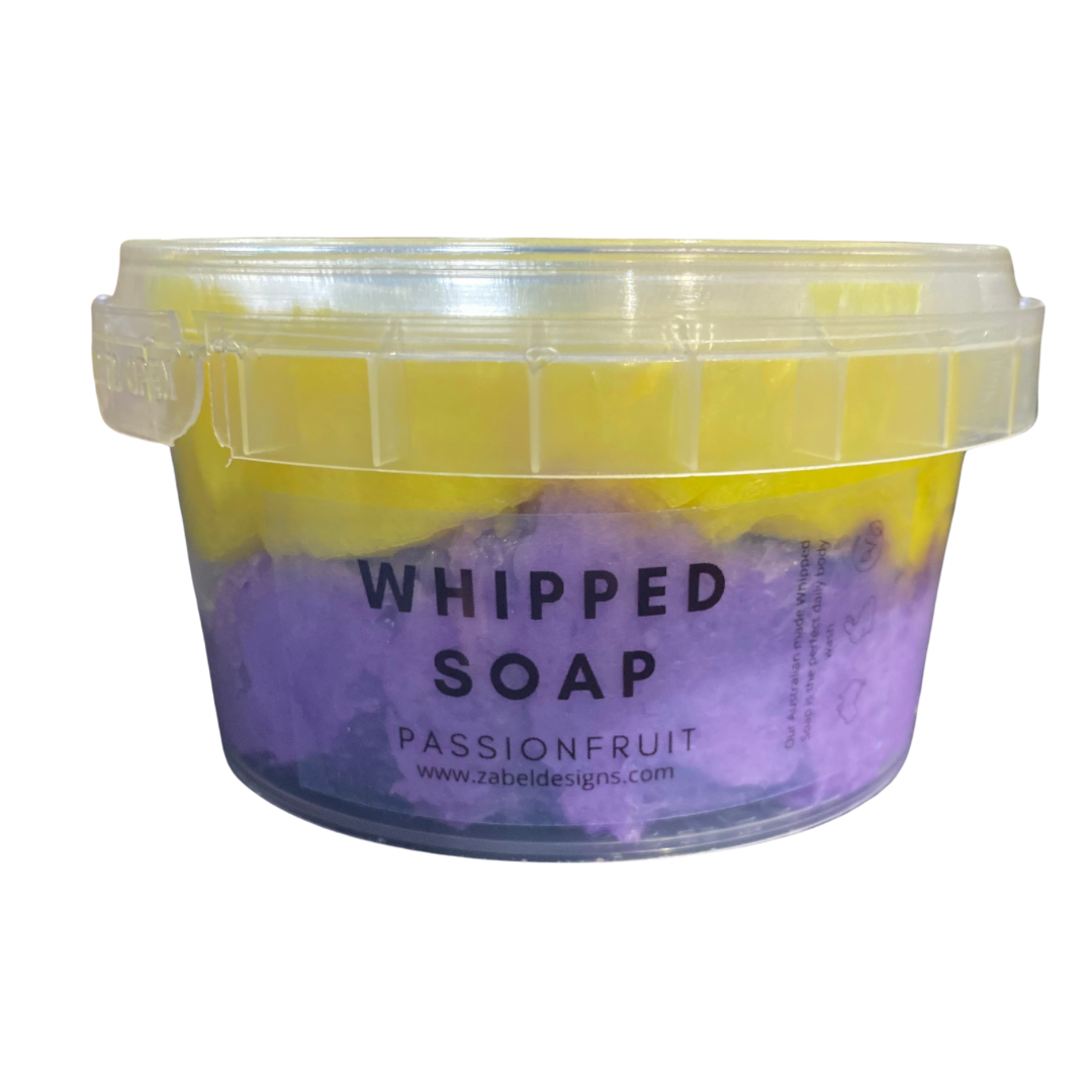 Passionfruit whipped soap