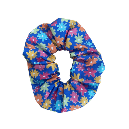 Scrunchies (Large) - Rainbow Daisy