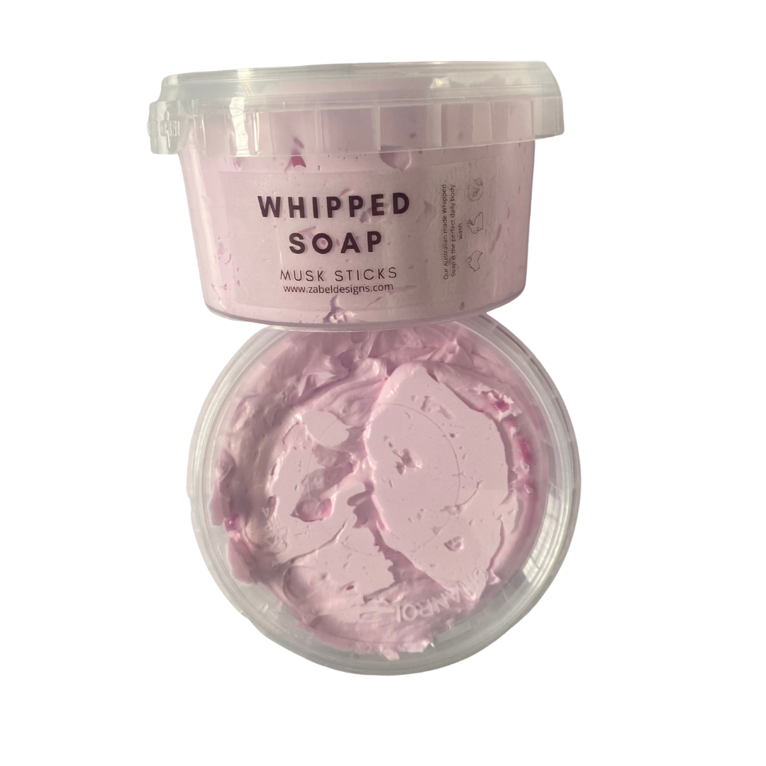 Our Australian handmade Whipped Soaps are superbly moisturising, natural, vegan friendly and 100% safe for your skin. A luxurious creamy soap for you by Zabel Desings.