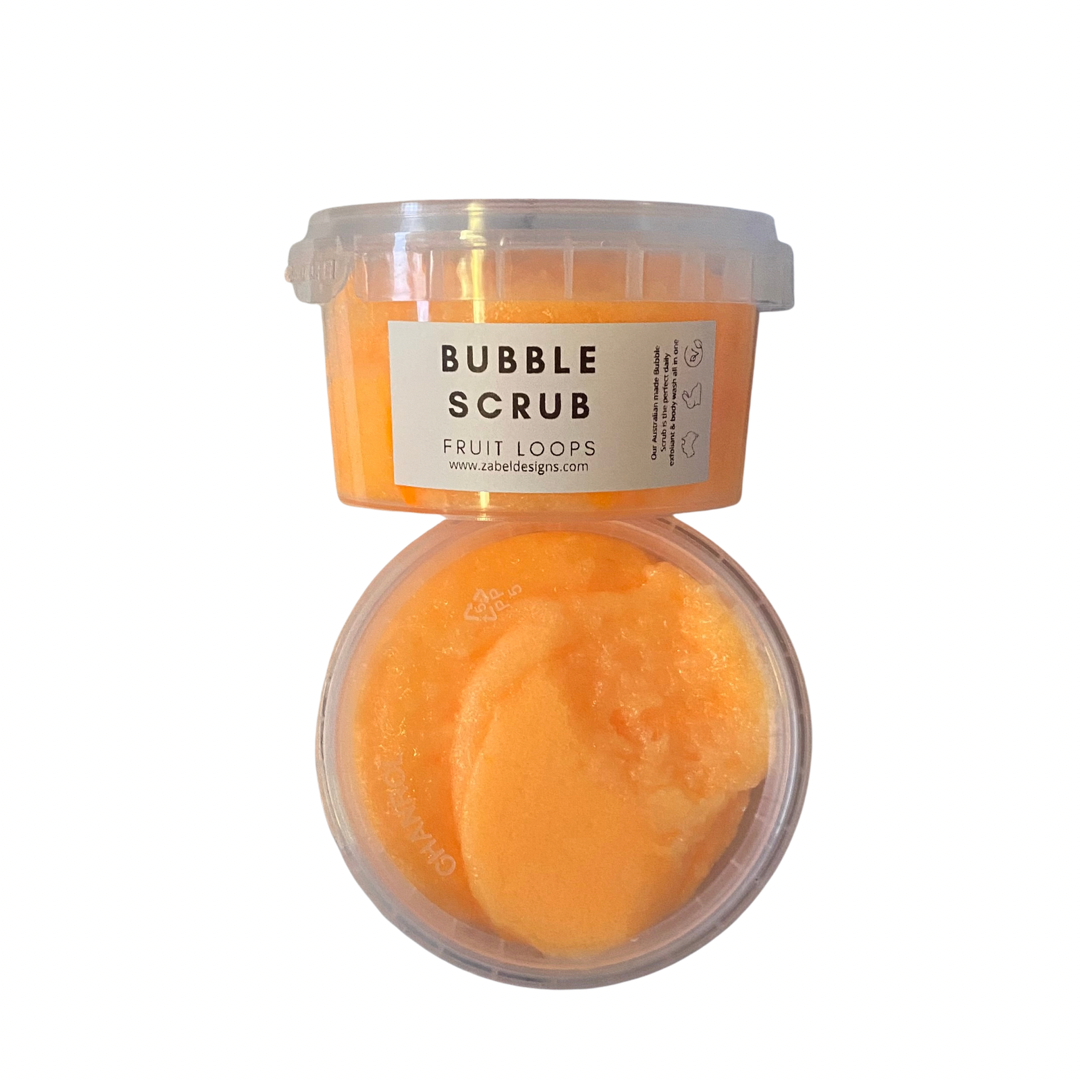 Handmade in Australia by Zabel Designs. Designed to gently exfoliate away rough skin & dead skin cells to reveal a brighter, clearer, softer complexion. Non-abrasive, suitable for sensitive skin. 100% Vegan FRIENDLY & CRULETY FREE.